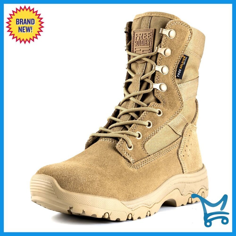 Women's Tactical Combat Boots 8 Inch Lightweight Durable Military Work Hiking